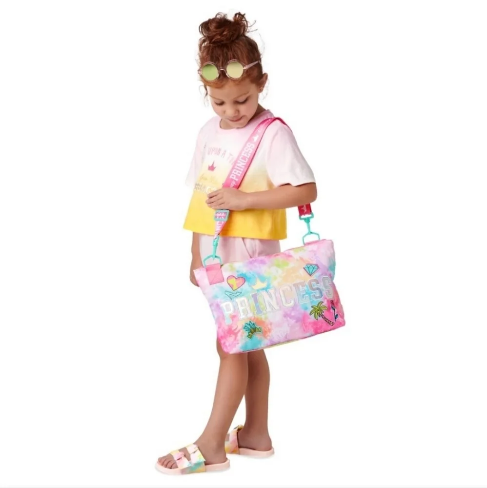 Disney Princess Girls  Swim Crossbody Tie-Dye Bag